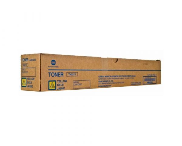 TONER KONICA MINOLTA C287 YELLOW - TN221 ORIGINAL