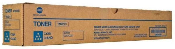 TONER KONICA MINOLTA C287 CYAN - TN221 ORIGINAL