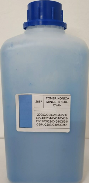 Toner Konica Minolta C284 Cyan Refil 500 gr